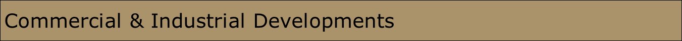 Commercial & Industrial Developments
